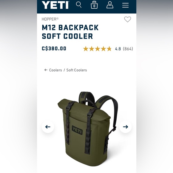 NWT Yeti Hopper M12 backpack soft cooler - Picture 8 of 15